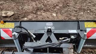 Titan Attachments Hydraulic Skid Steer Dozer Blade 79"