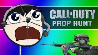 Call of Duty 4: Prop Hunt Funny Moments - Nogla's Lover, Boat Pile, Lucky Barrel (CoD4 Mod)