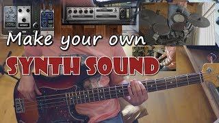 BASS GUITAR SYNTH SOUND - Create a D.I.Y synth tone using plugins