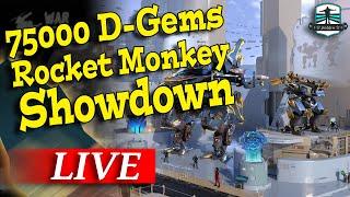 War Robots 75k D-Gems Rocket Monkey Showdown + #WRwinDune2