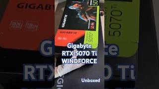 RTX 5070 Ti | Unboxing the Gigabyte WindForce OC