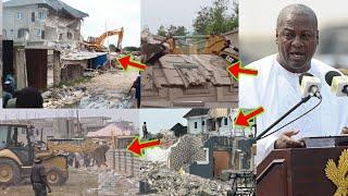 Mahama Has Started Demolishing NPP's Structures In Accra With National Security And Police