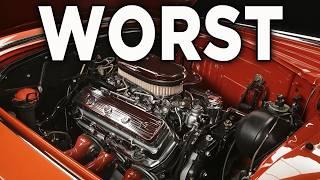 20 WORST Muscle Car Engines Ever Put in Production Vehicles!