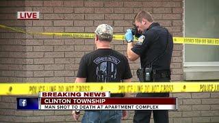 Man found shot to death inside Clinton Township apartment