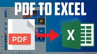 How To Convert PDF to Excel Without Any Software