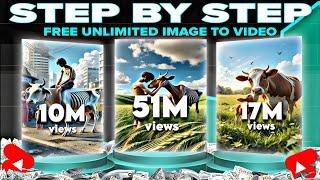 Create Free Unlimited Image to Video Story | Best Trending Niche 2025 