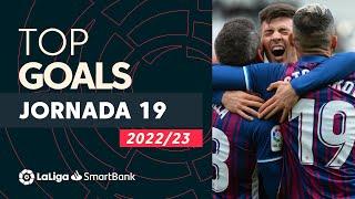 Todos los goles de la jornada 19 de LaLiga SmartBank 2022/2023