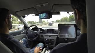 PROUD CarTest2013 - First Experiment of Autonomous Urban Driving (driverless car) - full HD