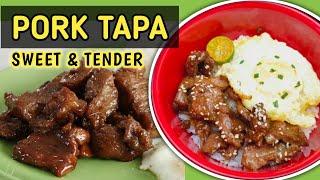 How to cook PORK TAPA | Easy Tutorial ️ by Jackie