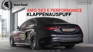 V8 Sound! Mercedes AMG S63 E Performance  - Klappenauspuff von mariani Car Styling