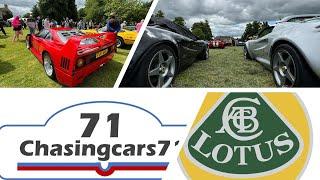 Huge Lotus meet up and convoy via Castle Combe Circuit to car show to see an amazing collection!