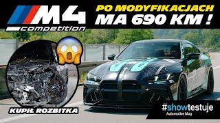 Kupił rozbite BMW M4 Competition G82, włożył ponad 100 tys. i zrobił 690 KM [ #showtestuje ] TEST PL