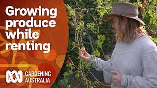 Touring a productive edible garden in a rental house | Garden Inspiration | Gardening Australia