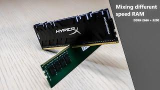 Mixing RAM with different speeds