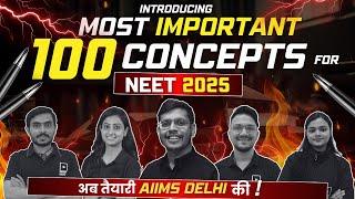 100 Most Important Concepts for NEET 2025 | Dr. Anand Mani