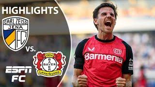 Carl Zeiss Jena vs. Bayer Leverkusen | German Cup Highlights | ESPN FC