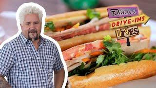 Guy Fieri Eats Banh Mi Dac Biet | Diners, Drive-Ins and Dives | Food Network