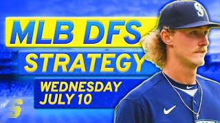 MLB DFS Today: DraftKings & FanDuel MLB DFS Strategy (Wednesday 7/10/24)