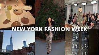 NYFW VLOG 2024: fashion shows, lancome pop up, events, dinner, fall outfits, bts