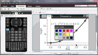 Enter and analyse data with TI-Nspire™ CX