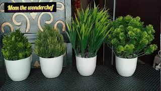 Artificial plants for home decor by mom the wonderchef