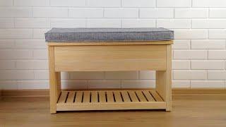  Shoe storage Bench | How to Build