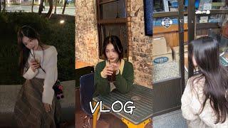 대학생 일상 브이로그 VLOG | 중간 끝 = 과제폭탄의 시작 • 가을 ootd 기록 • 먹보의 일상⭐️