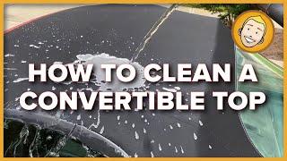 How to CLEAN AND WATERPROOF A CONVERTIBLE TOP | DIY for my Porsche Boxster 986