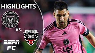 STOPPAGE TIME WINNER  Inter Miami vs. DC United | MLS Highlights | ESPN FC