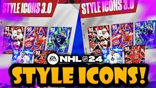 INSANE NEW STYLE ICON 3.0 EVENT IN NHL 24 HUT! NEW MSP 93 CARDS BREAKDOWN !