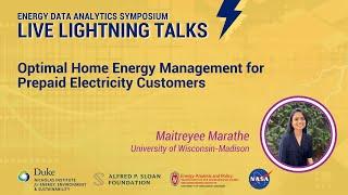 LIVE: Optimal Home Energy Management for Prepaid Electricity Customers | Second Place