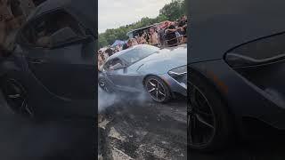 mk5 Toyota supra burnout attempt