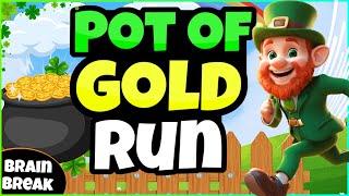 ️ Pot of Gold Run ️  | Saint Patrick's | Brain Break | Mini-Games | GoNoodle Inspired