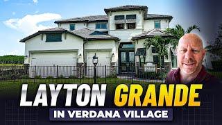 Must-See  Model home at Verdana Village in Estero, Florida | Tour the Incredible Layton Grande! 