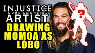 Pro Marvel/DC artist drawing JASON MOMOA as LOBO! GIVING THE FANS WHAT THEY WANT!!!