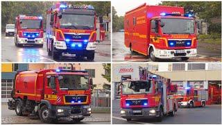 [Feuerwehr Dresden] Bullhorn, Löschzüge, Sonderfahrzeuge uvm. auf Einsatzfahrt // Alle 5 Feuerwachen