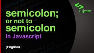 Is it okay to omit semicolon in Javascript?  (English)