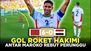 MOMEN ACHRAF HAKIMI BIKIN GOL ROKET ANTAR MAROKO CATAT SEJARAH REBUT MEDALI PERUNGGU OLIMPIADE PARIS