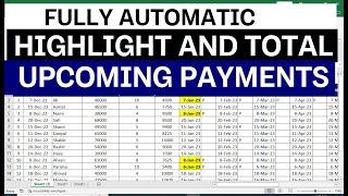 How to make  Installment Collection Sheet in Excel Hindi