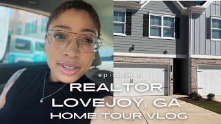 HOME TOUR IN LOVEJOY, GA | DAY IN A LIFE  ATLANTA REALTOR | NEW CONSTRUCTION TOWNHOMES