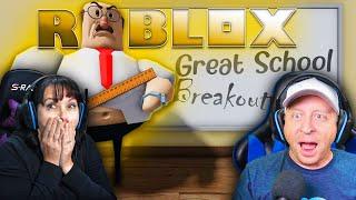 Roblox GREAT SCHOOL BREAKOUT ESCAPE OBBY!?  Is He BALDI's TWIN?!