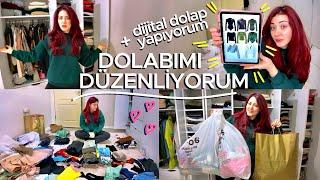 Dolabımı düzenliyorum | Kıyafetlerimi ayıkladım ! Dijital dolap