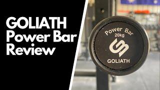 Goliath Barbell Power Bar Review (Powerlifting)