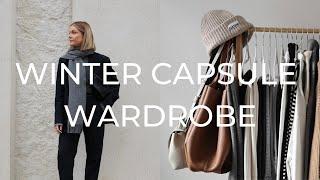 WINTER CAPSULE WARDROBE 2022 | 30 PIECES & OUTFIT IDEAS