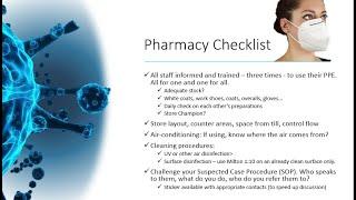 Pharmacies and COVID-19