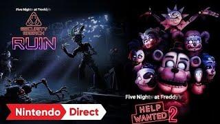 FNAF Help Wanted 2 & Security Breach Ruin DLC IS COMING TO NINTENDO SWITCH THIS HOLIDAY!!