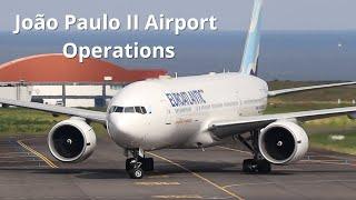 Arrivals & Departures at Ponta Delgada Airport, S.Miguel, Azores (LPPD).