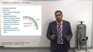 Flange Face Finish Defect Acceptance Criteria - API 570, API SIFE Exam questions!