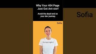 Why Your 404 Page Just Got Ant-sier!