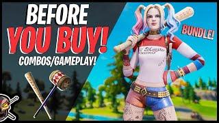 The Best HARLEY QUINN Skin Review in Fortnite! Combos/Gameplay! (Fortnite Battle Royale)